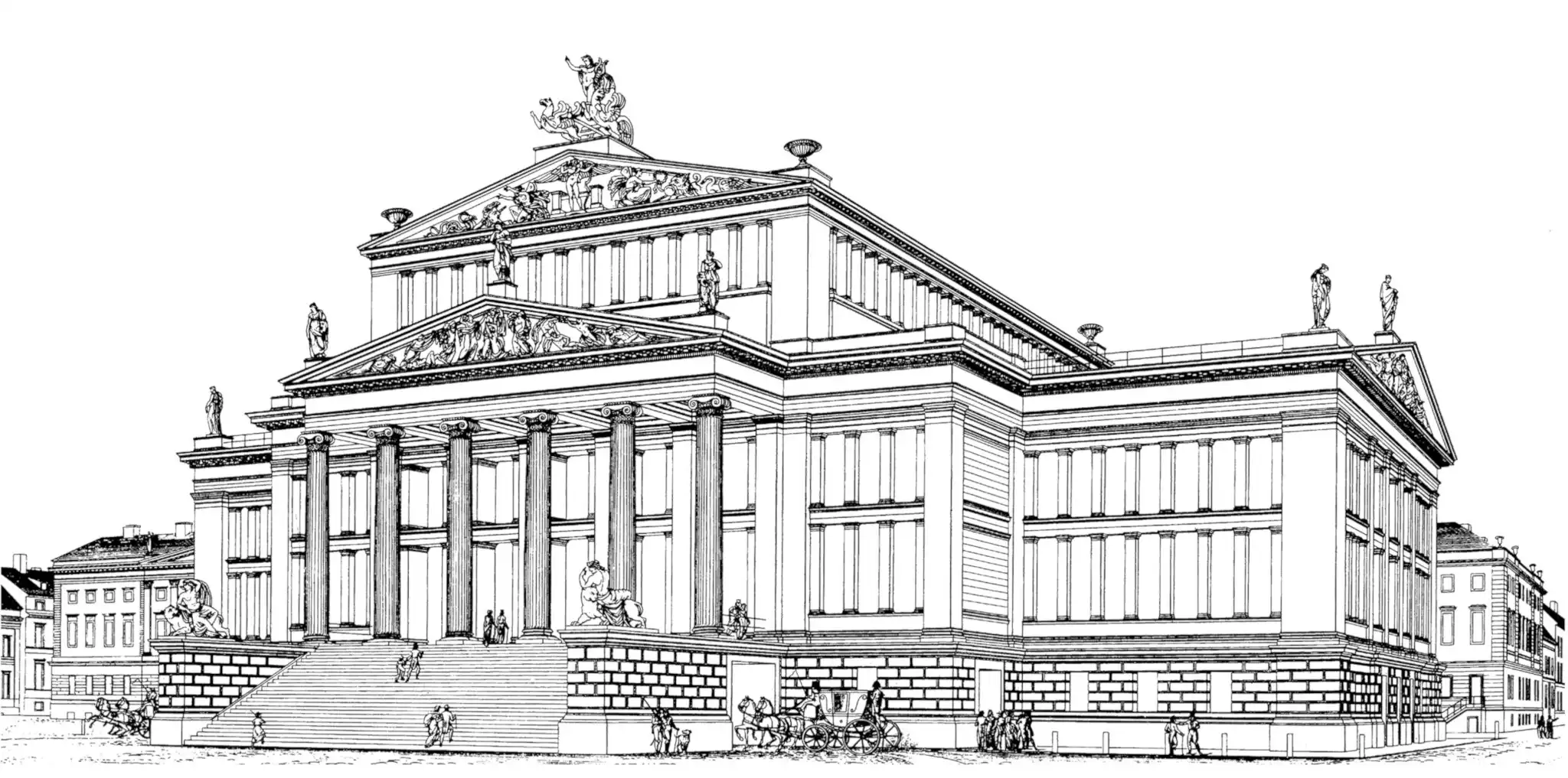 Schauspielhaus Berlin um 1835
