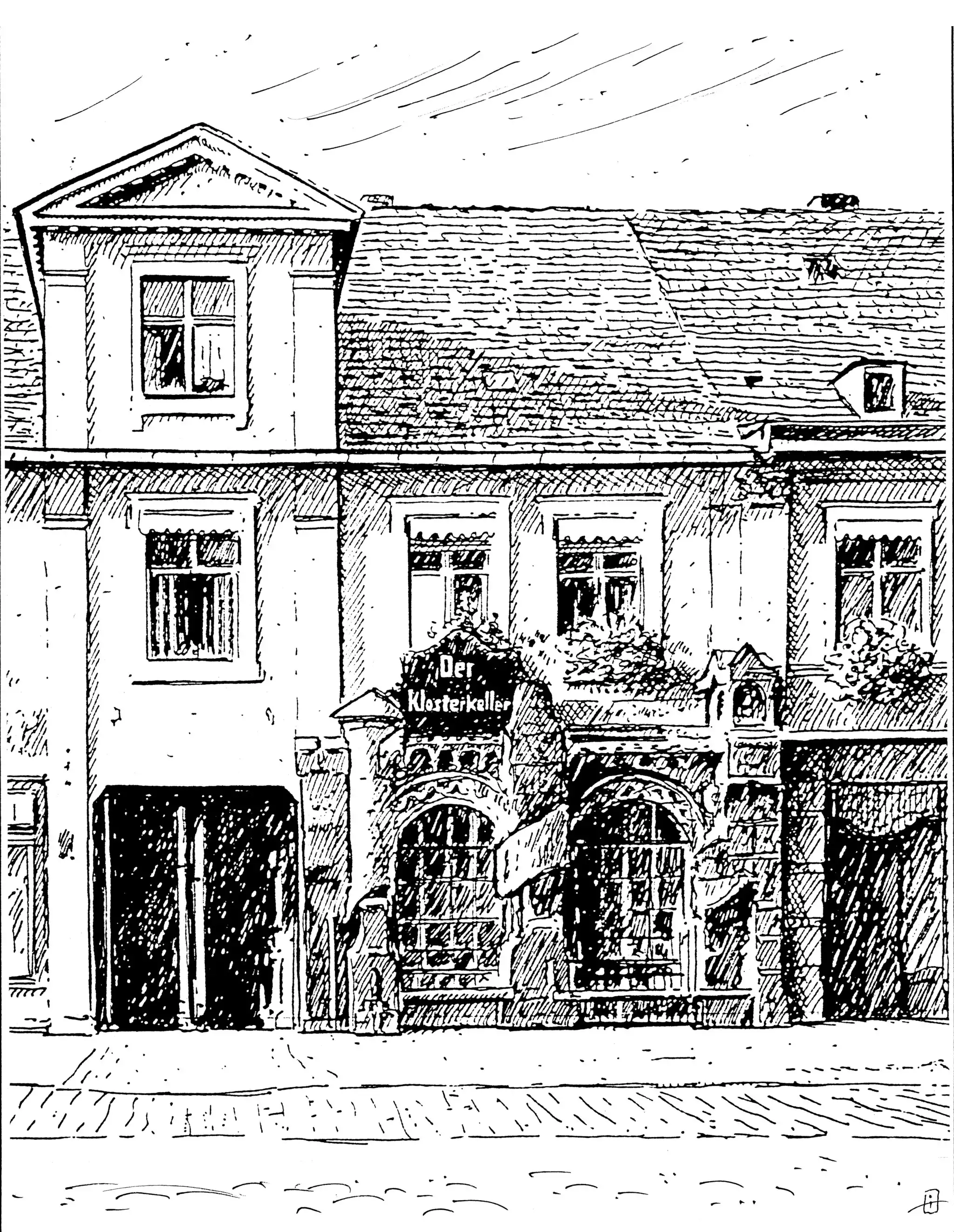 Restaurant Klosterkeller in Potsdam, um 1910