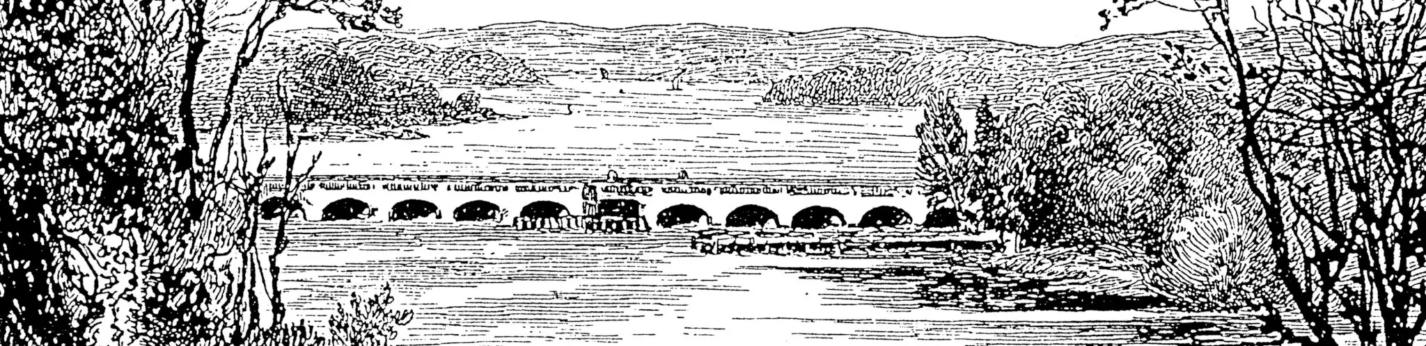 Glienicker Brücke in Potsdam vor 1905, 1909