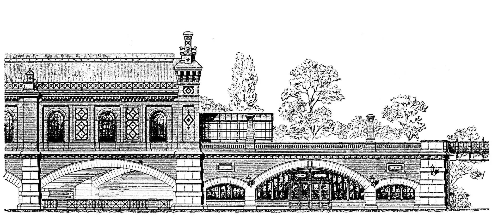  Bahnhof Tiergarten in Berlin, 1896