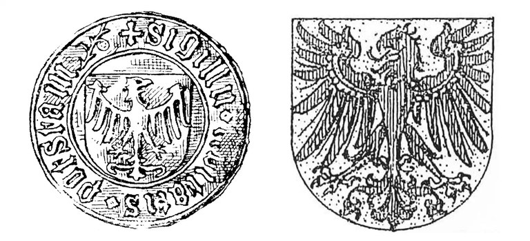 Stadtsiegel von Potsdam (15.Jahrhundert und 1890)
