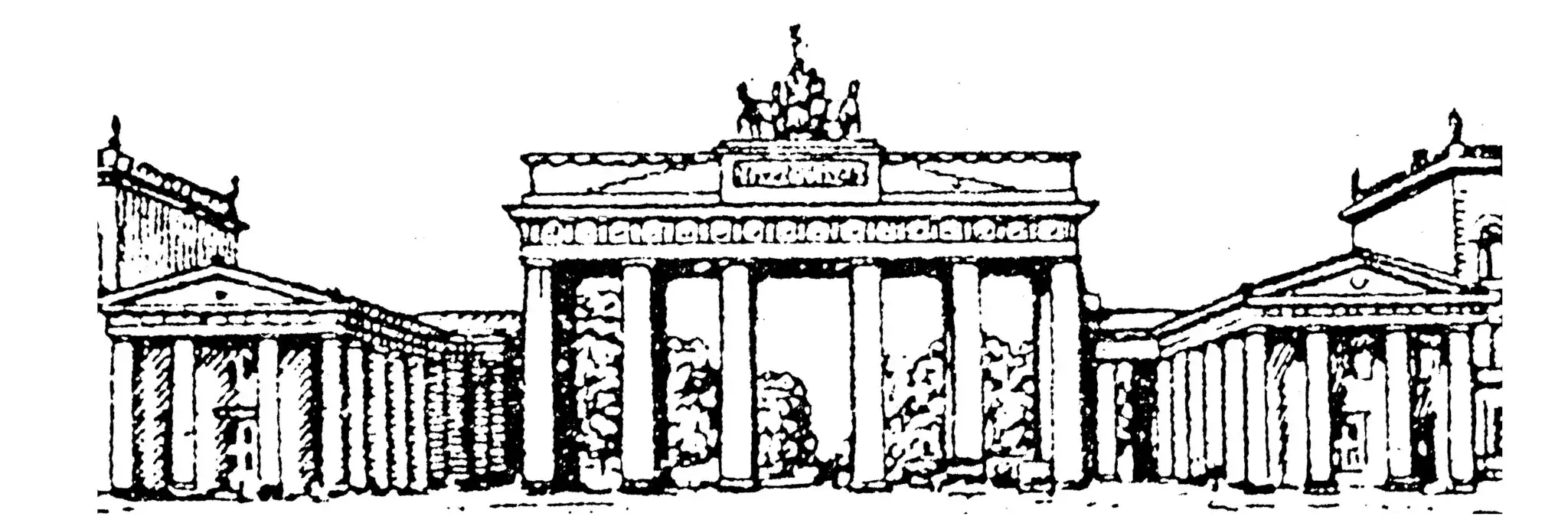 Brandenburger Tor in Berlin, nach 1791